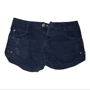 Zara distressed shorts